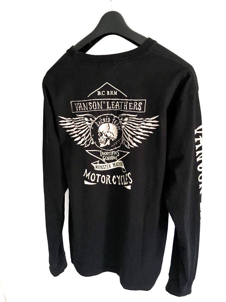 豪華刺繍 バンソン レザーズ 長袖シャツ サイズXL VANSON LEATHERS