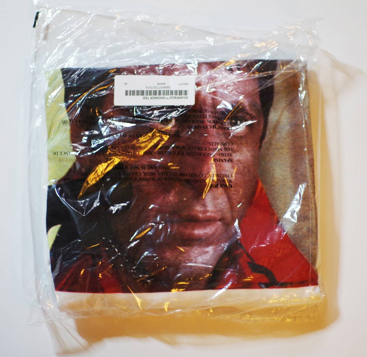 17FW XLサイズ Supreme Scarface Shower Tee WHITE シュプリーム Tシャツ スカーフェイス パーカー フード s m l
