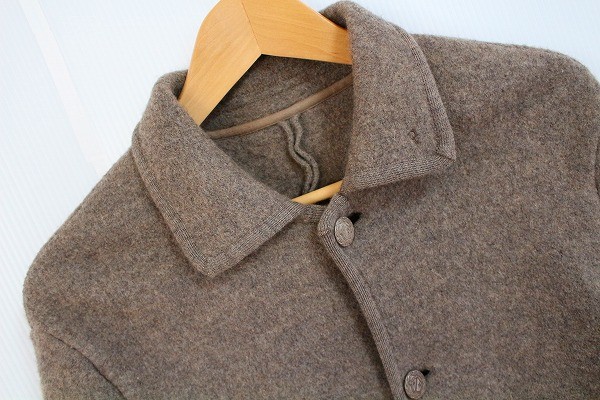 Papas パパス ジャケット コート あったか もこもこ S5B アウター 厚手 ブラウン系 グレー系 M メンズ [493982]