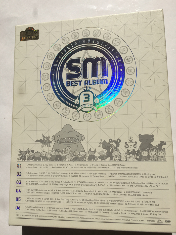 直筆サイン☆SM Best Album 3(6CD)☆東方神起&BoA&EXO等 【公式通販】