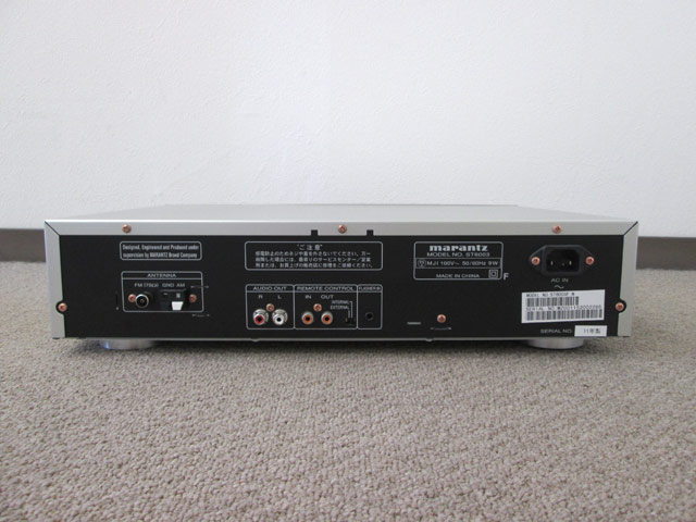 動作品 Marantz ST6003ラジオチューナーFM AMオーディオ音響機器 動作品 Marantz ST6003ラジオチューナーFM AMオーディオ音響機器