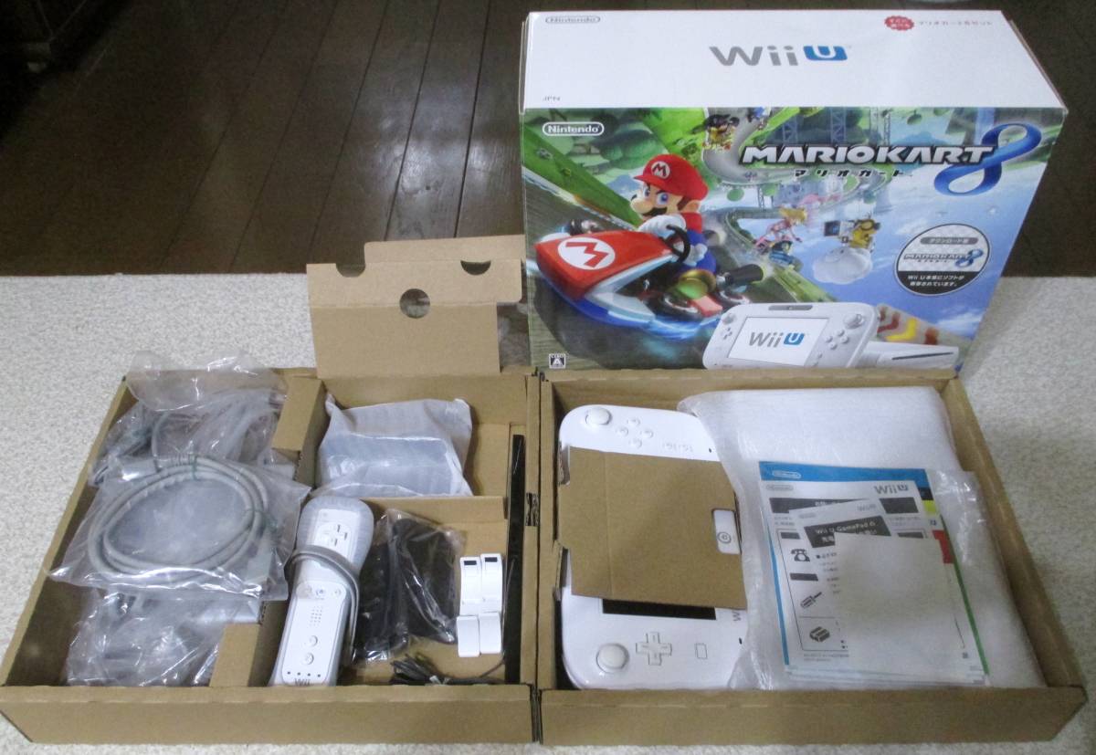 WiiU本体 マリオカート8セット　動作品