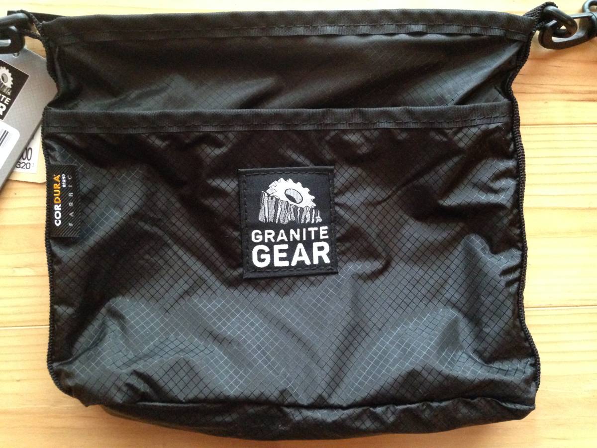 生産終了品!! 3点SET ★ GRANITE GEAR HIKER SATCHEL ＋ TRAIL WALLET S/M 黒 ★ グラナイトギア サコッシュ ポーチ バッグ omm mma 山と道_3