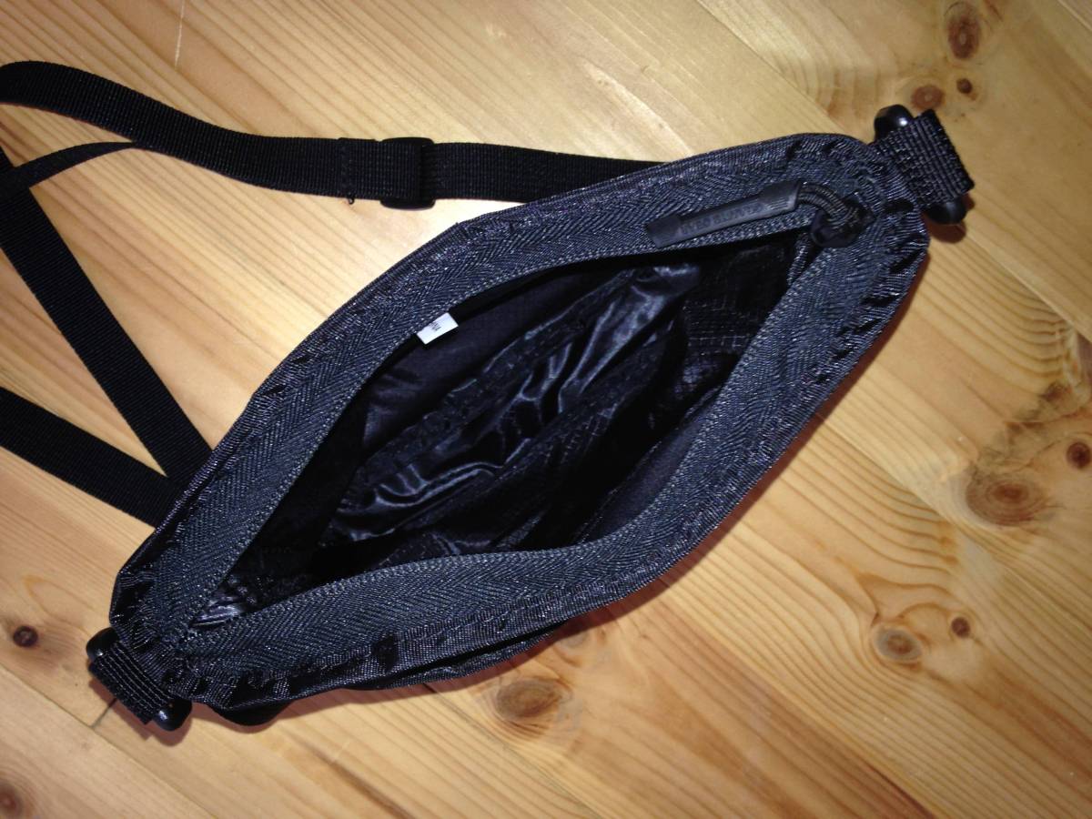 生産終了品!! 3点SET ★ GRANITE GEAR HIKER SATCHEL ＋ TRAIL WALLET S/M 黒 ★ グラナイトギア サコッシュ ポーチ バッグ omm mma 山と道_5