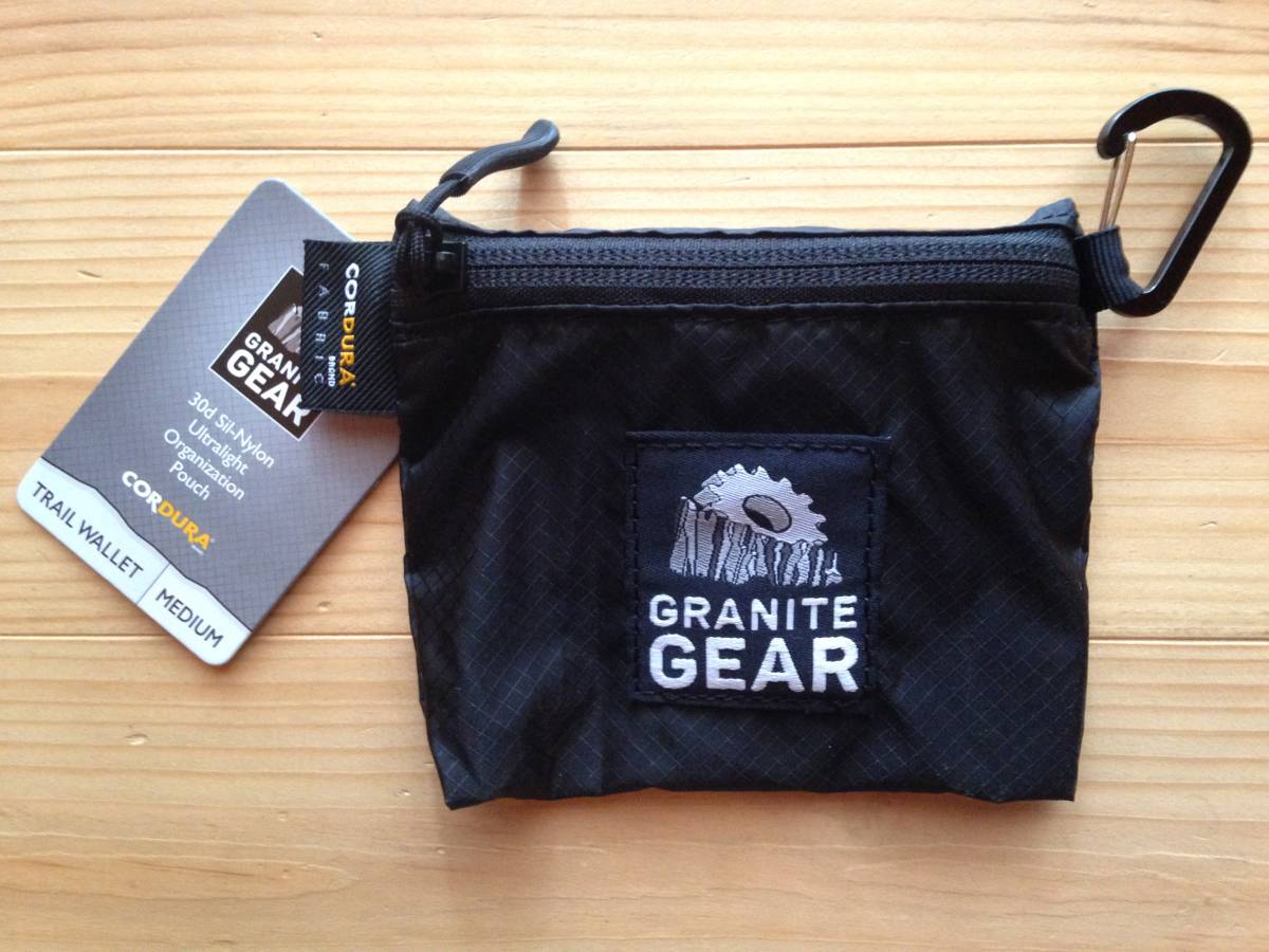 生産終了品!! 3点SET ★ GRANITE GEAR HIKER SATCHEL ＋ TRAIL WALLET S/M 黒 ★ グラナイトギア サコッシュ ポーチ バッグ omm mma 山と道_9