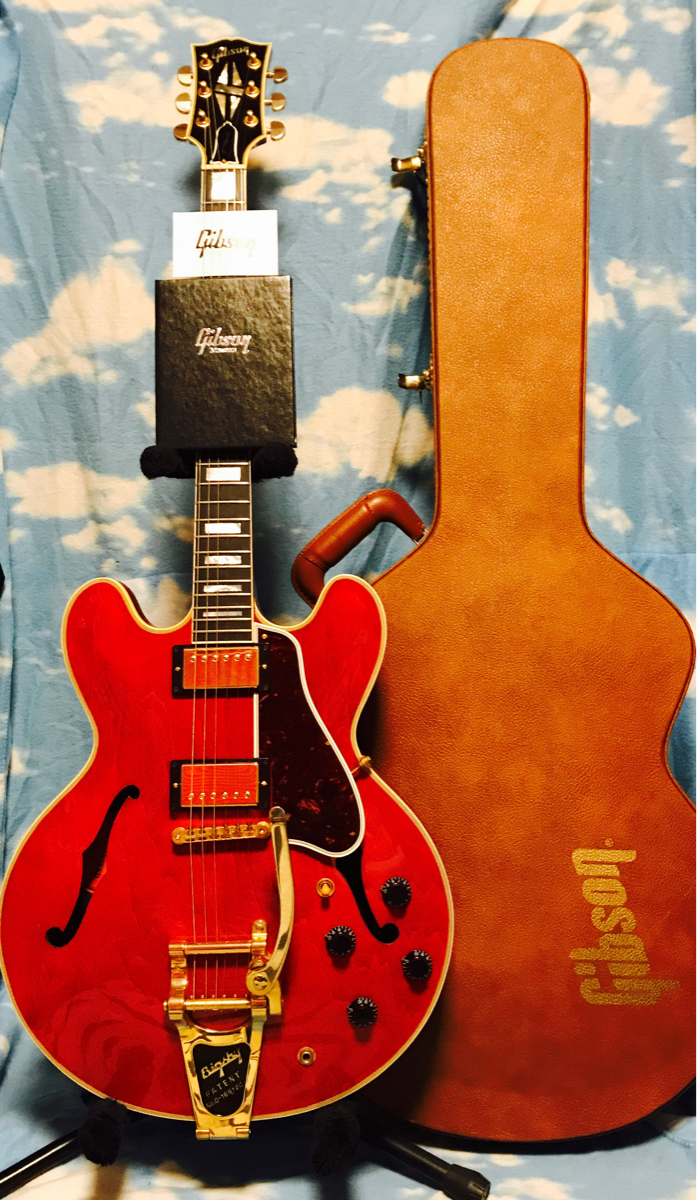 ギブソン セミアコ エレキ ギター Gibson Es 355 Es 335 Bigsby 金具ゴールド チャックベリー キースリチャーズ セミアコースティック 売買されたオークション情報 Yahooの商品情報をアーカイブ公開 オークファン Aucfan Com