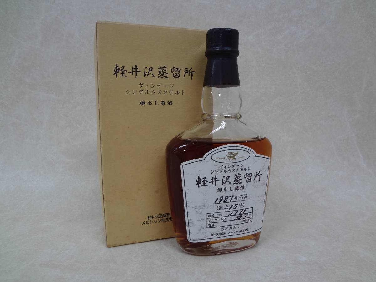 ◎希少 訳アリ◎1987年蒸留 軽井沢蒸留所 樽出し原酒 1987年蒸留 熟成