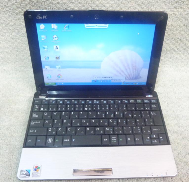ASUS EeePC 1005HA ★ Atom N280 1.66GHz/メモリ1GB /HDD160GB/無線/office/10.1インチ/Windows 7 Professional/XP Professional sp3
