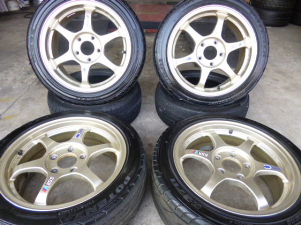美品 シビックタイプR SSR タイプC ゴールド 軽量 16×7J+42 114.3-5