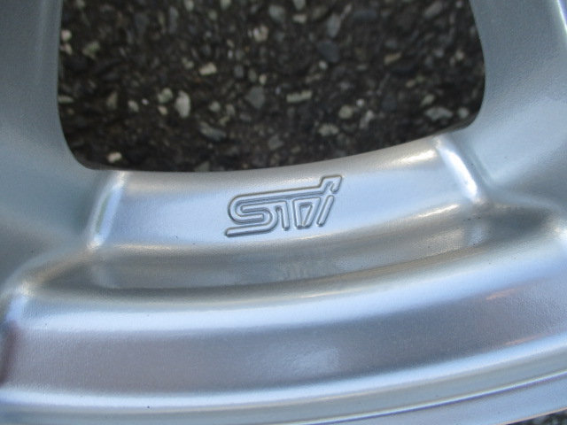 STIホイール スバル純正OP STI 18インチ 7.5J+55 100/5穴 中古