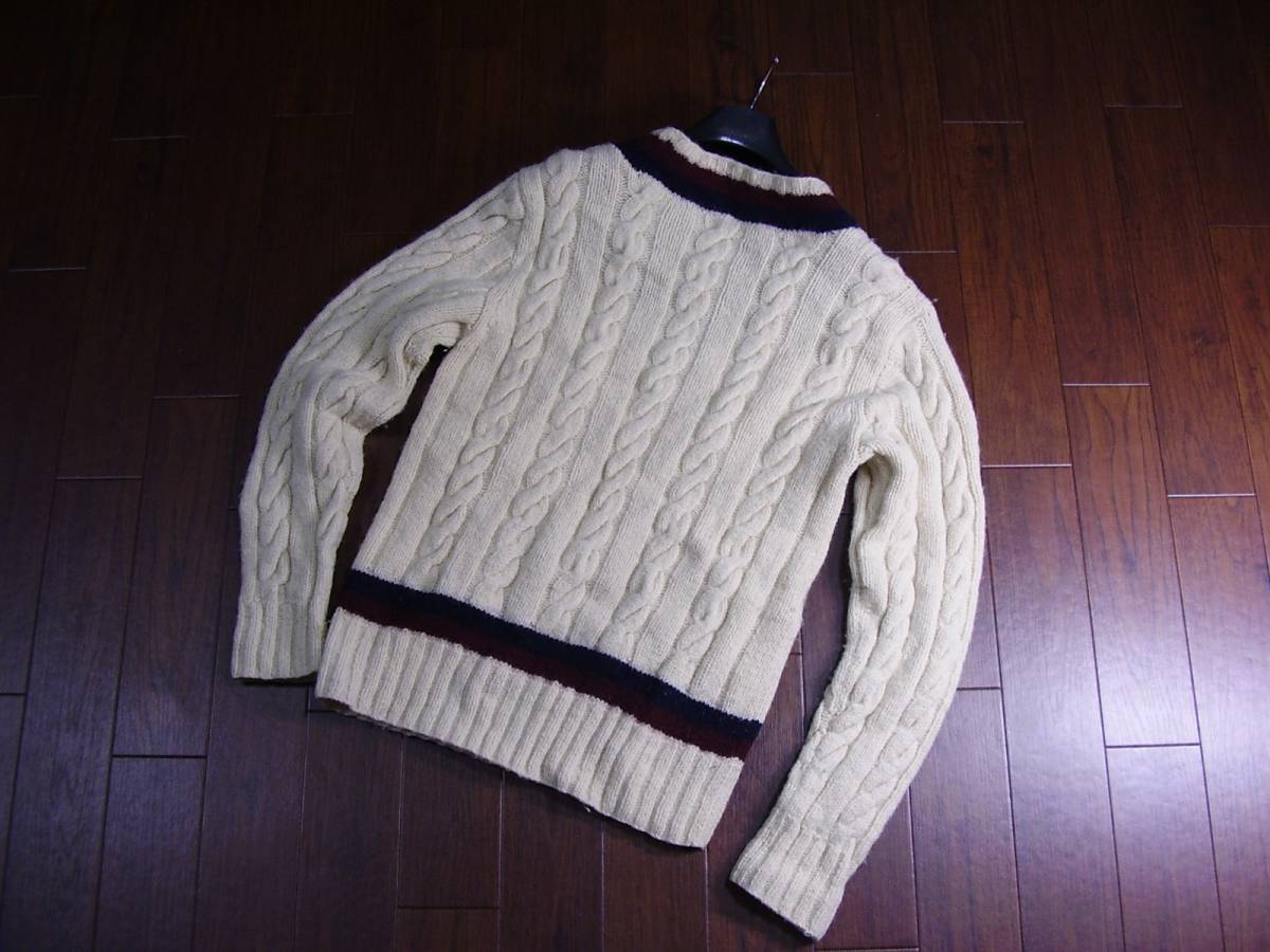#8■国内正規品　POLO RALPH LAUREN　　ポロ ラルフローレン　　ハンドニット　　ケーブルニット　Ｌ