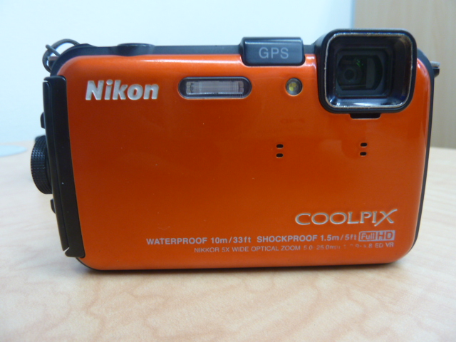 AW100 COOLPIX Nikon - ニコン Digital Camera オレンジ [サンシャイン