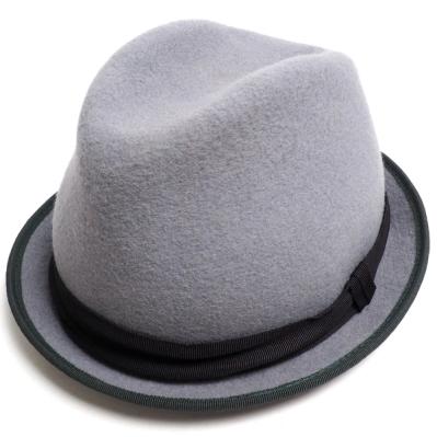 71139SZ 新品 Makins Hat メイキンスハット アメリカ製 ウール 中折れハット 灰 L 7T1O