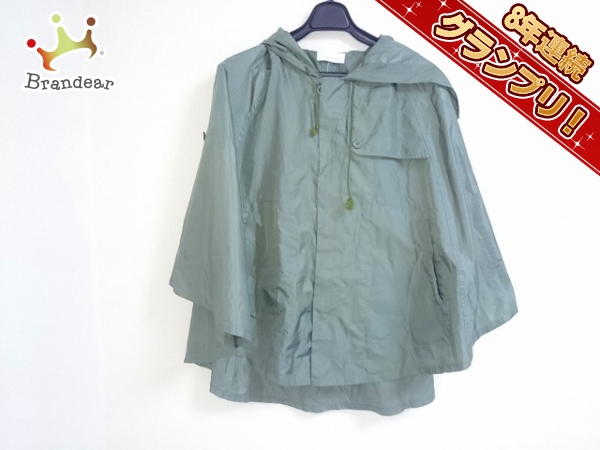 プランテーション Plantation ジャケット ポンチョ サイズM カーキ レディース