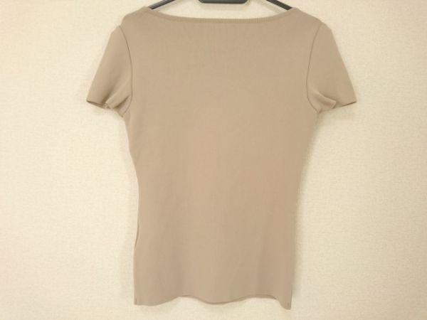 フォクシー FOXEY トップス 半袖セーター サイズ38 M グレージュ 