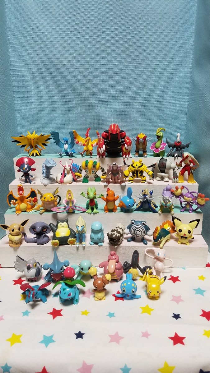 ポケモン モンコレ☆ポケモン フィギュア/大量、44個セット/初期