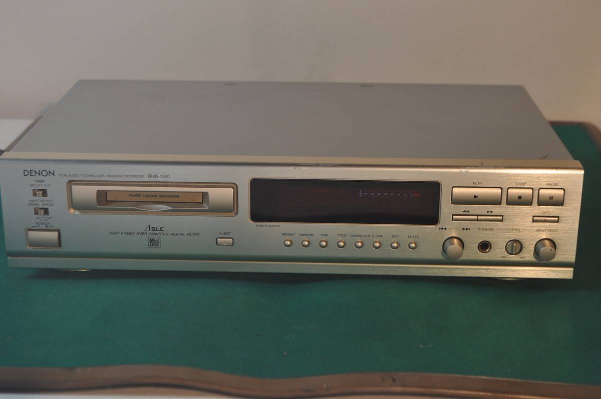 動作品 DENON デノン DMD-80 MDプレーヤー 取扱説明書/リモコン付