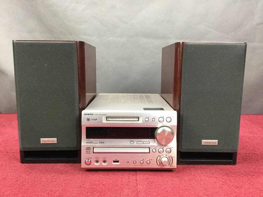 ONKYO FR-N9SX CD/MDチューナーアンプ◇現状品
