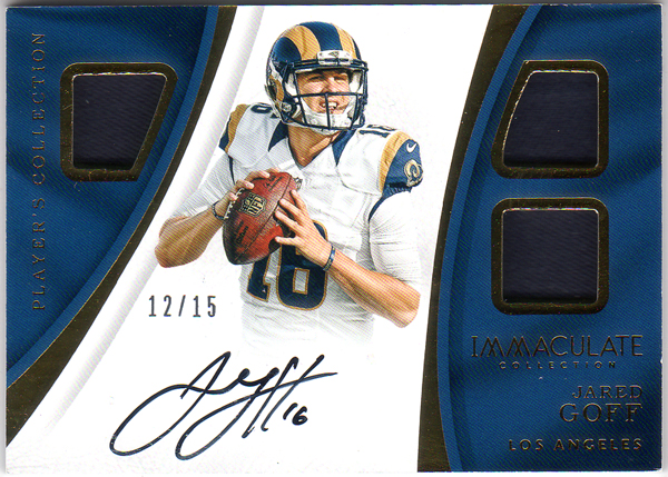 Immaculate Jared Goff 0 Panini | Collegiate eBay 75⁄99 Collection