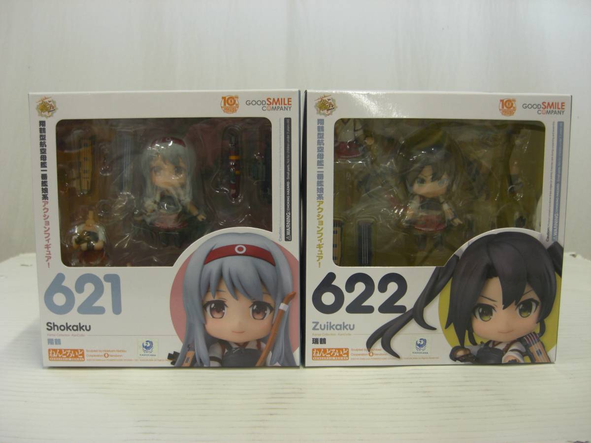 T1117-ねんどろいど 艦これ 621 翔鶴 622 瑞鶴 同時購入特典付き 艦隊これくしょん