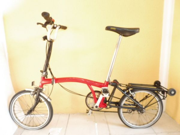 BROMPTON ENGLAND 3速 ブロンプトン 折りたたみ自転車 赤 レッド BROMPTON ENGLAND 3速 ブロンプトン 折りたたみ自転車 赤 レッド