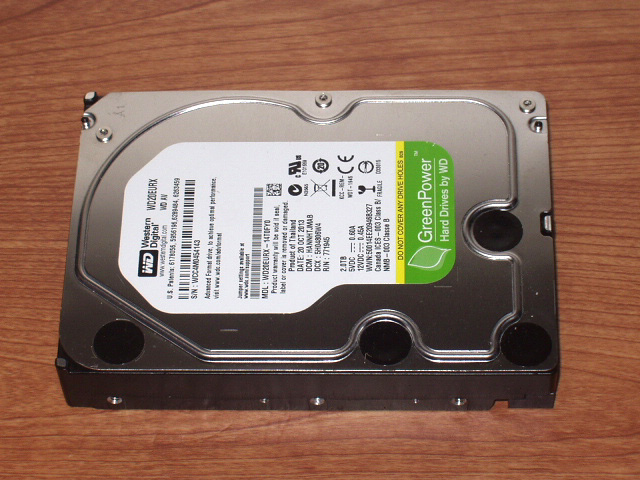 ★ 2.0TB ★ Western Digital　【　WD20EURX　】 新同品 ★2E2