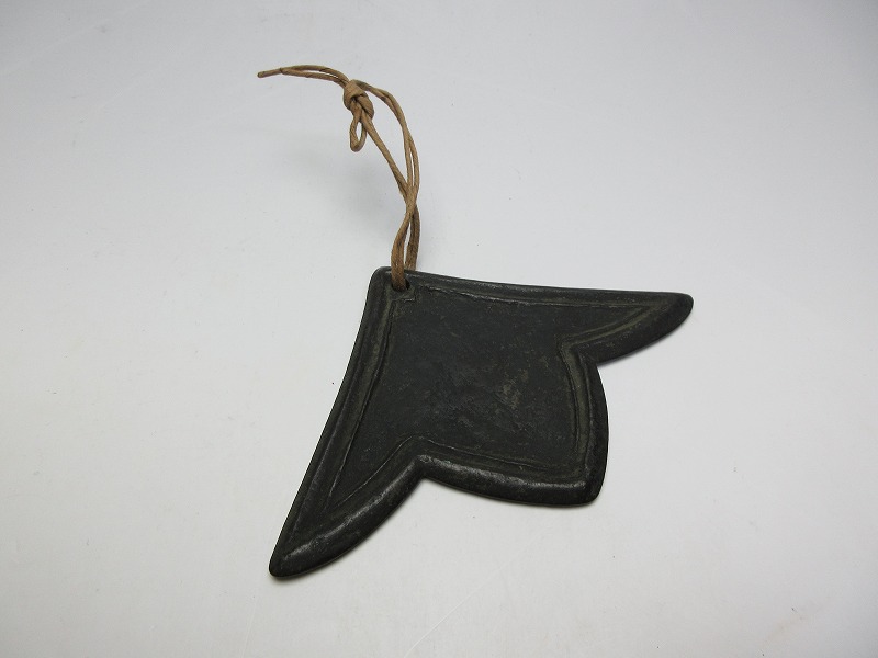 【集】111408銅製 仏具鈴 響 葉文 仏教美術