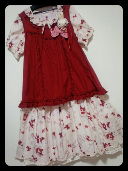 新品★ピンクハウス★ツインラビット★ワンピース……キナリ☆☆