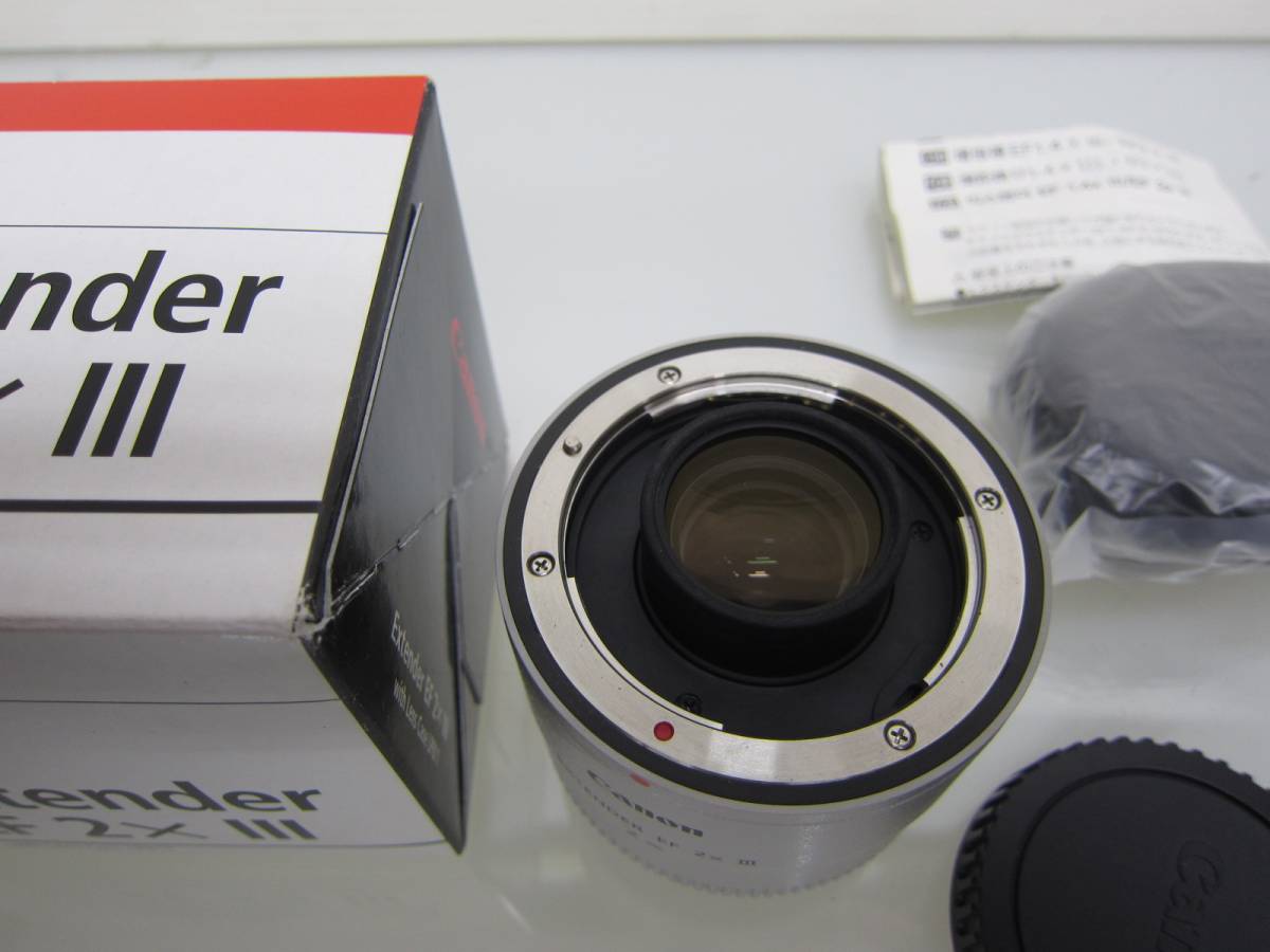 ☆canonキャノン　Extender　EF　2X　Ⅲ　エクステンダー　EF2X3　美品箱入り