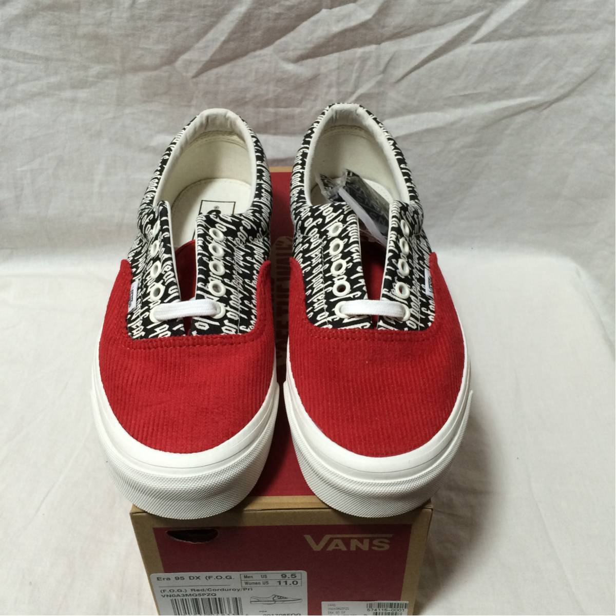 新品 国内正規品 VANS × FEAR OF GOD UA Era 95 DX (F.O.G.) 27.5cm 