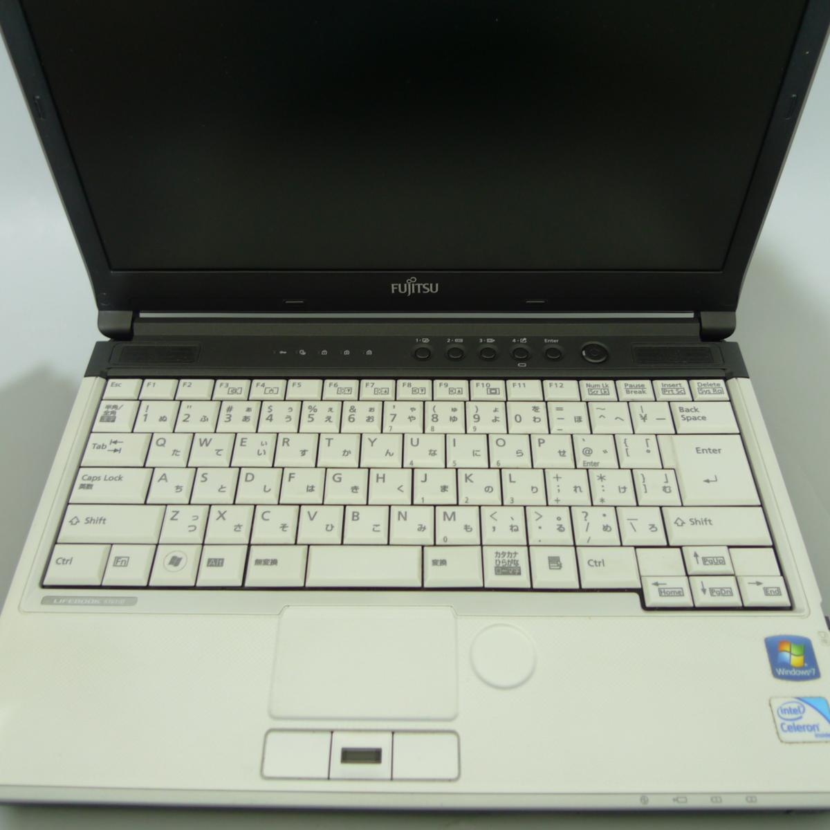 中古動作良品 13.3w ワイド液晶 富士通 FMV S761/D Celeron-B840 2GB 