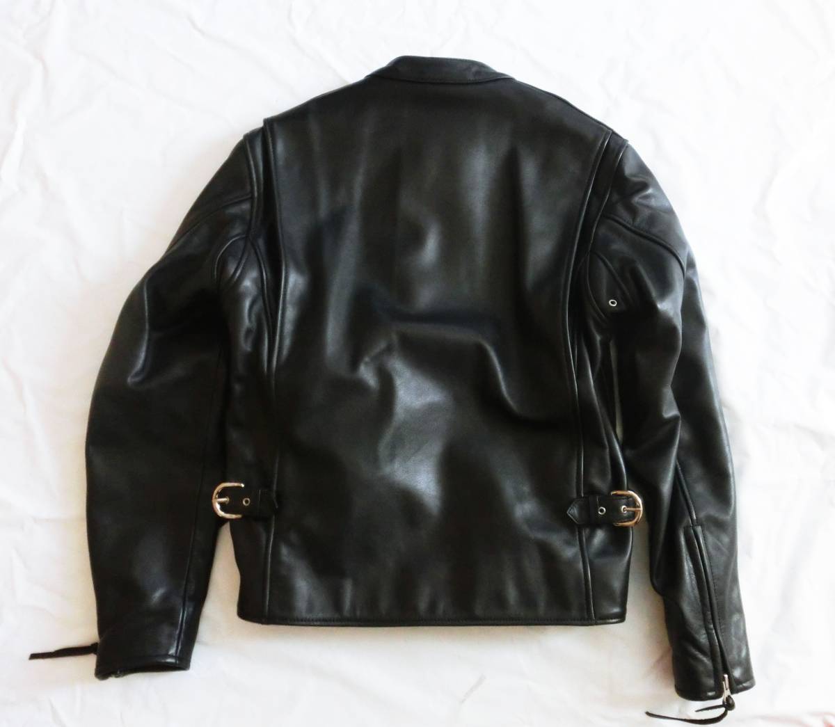 即決 美品◇KADOYA カドヤ 厚手牛革 シングル レザーライダース 