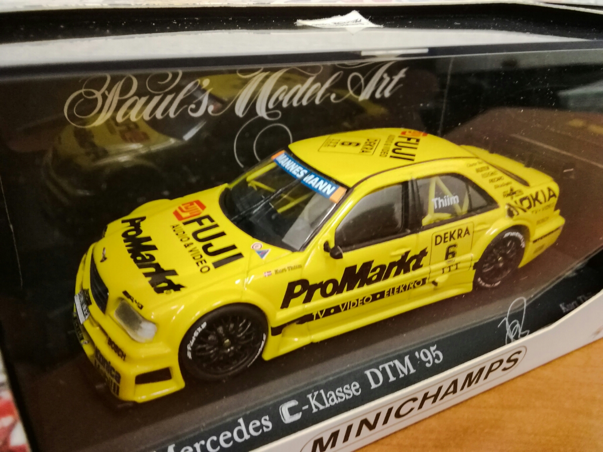 1⁄43 DTM AMG メルセデス ミニチャンプス Cクラス C180 PMA メルセデス 