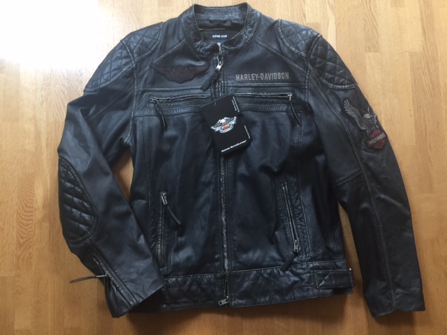 ハーレーダビッドソン　ビンテージ加工風　レザージャケット　★正規品　新品同様