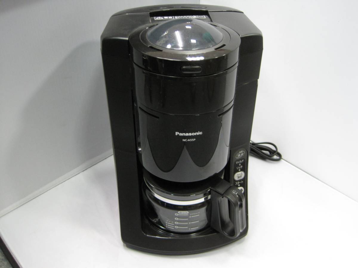 新品未開封Panasonic パナソニック コーヒーメーカー NC-A55P-K 新品未