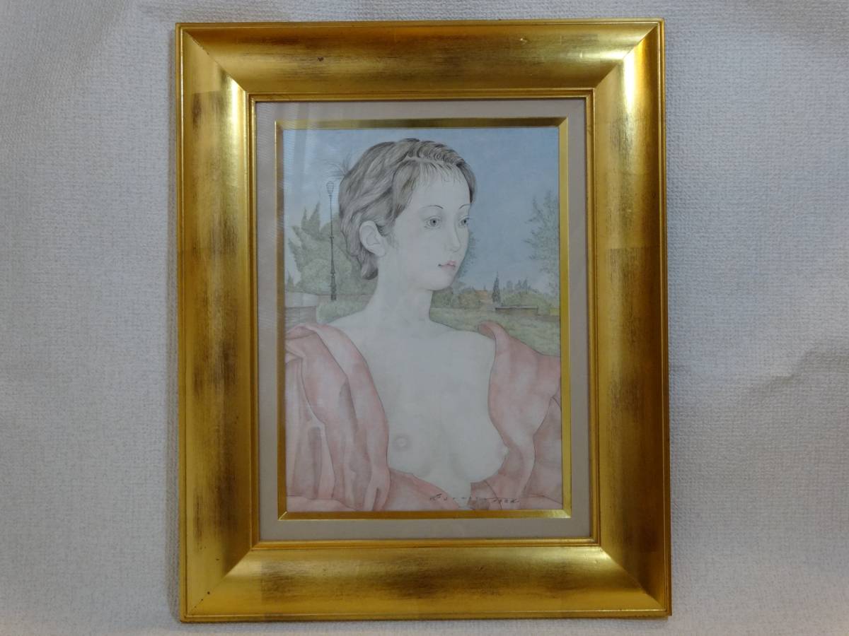 服部和三郎　窓辺の裸婦　油彩画　1980年　F4号　肉筆 -服部和三郎の中古品・新品・未使用品一覧 2026年最新】Yahoo!オークション 絵画