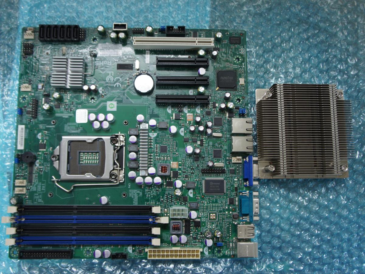 ●SUPER MICRO製 Core i3 / 4コアXeon対応 M/B X8SIL-V (LGA1156/Intel 3420chipset /x8 PCI-Express 2port) 動作品