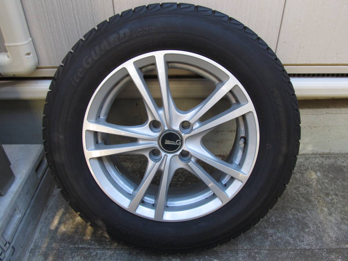 ヨコハマ YOKOHAMA R15 4本 195⁄65 スタッドレス iceGUARD 195⁄65R15 