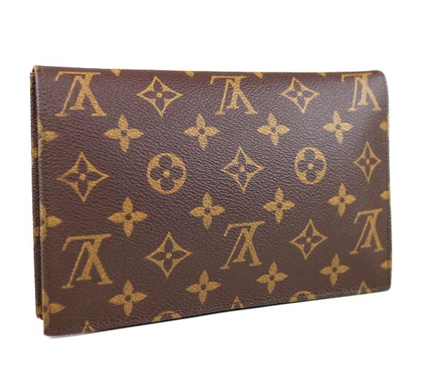 ルイヴィトン 通帳ケース ポーチ モノグラム 極美品 f659(ポーチ