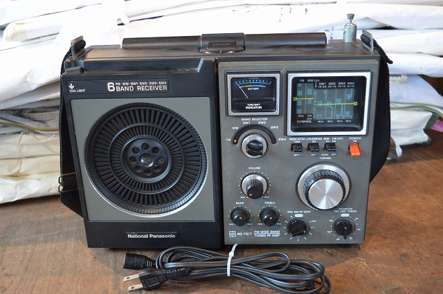 ナショナルBCLラジオ「クーガー118（RF-1180） BCLラジオ ナショナル クーガー RF-1180 動作品 ナショナルBCLラジオ