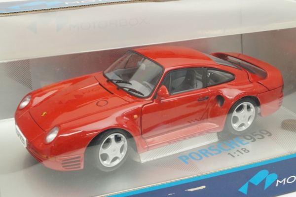 モーターボックス　ポルシェ　959 MOTORBOX/モーターボックス◇1/18 ポルシェ 959 1985 ホワイト [X560