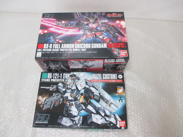 HGUC 1/144 ガンダムTR-1[ヘイズル改] 限定バージョン,フルアーマー・ユニコーンガンダム(デストロイモード/レッドカラーVer.)_1