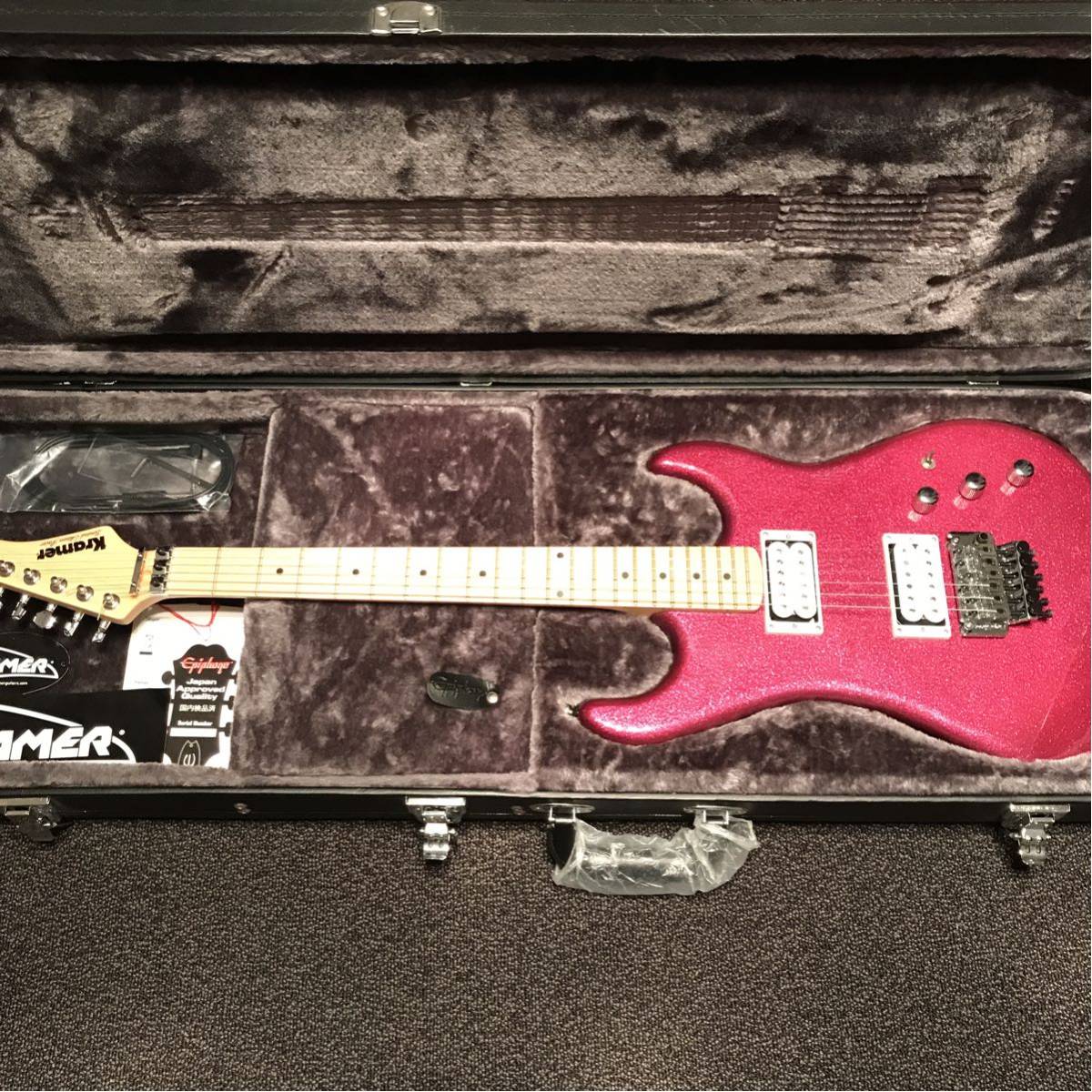 超美品】KRAMER Limited Edition 2015 Pacer Vintage Magenta Metal