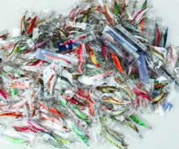 釣具 イカ釣り 仕掛け 夜光 エギ 2.0/2.5/1.8号 30本 エギング セット 未使用品 A4