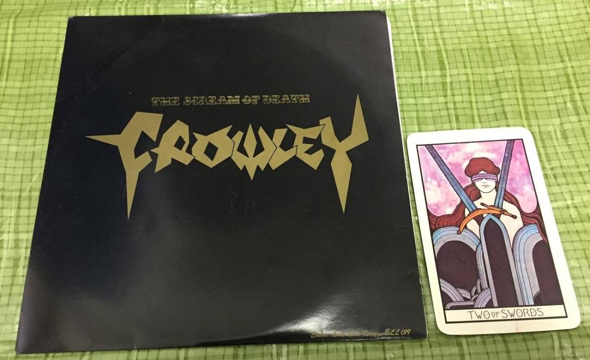 ☆8インチEP☆Crowley／The Scream Of Death サイン入り！ ジャパメタ