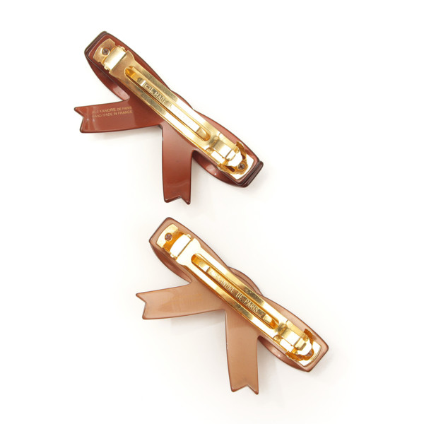 アレクサンドルドゥパリ リボン バレッタ 2点セット(30432 ALEXANDRE