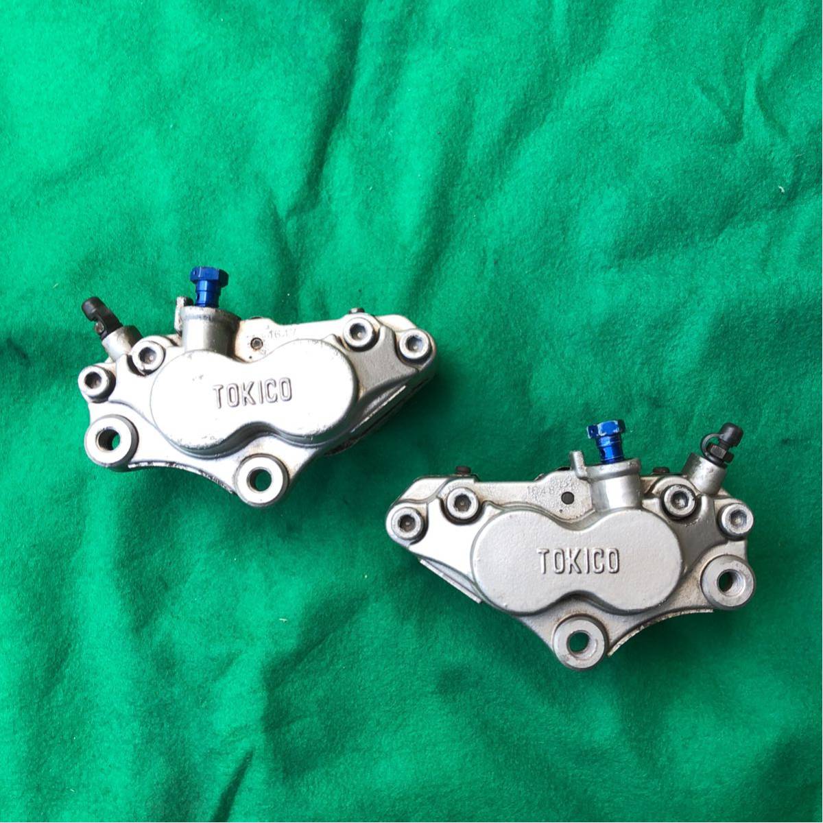 ☆オーバーホール済み☆ ゼファー400 χ フロントキャリパー TOKIKO トキコ製 zr400c zr400g