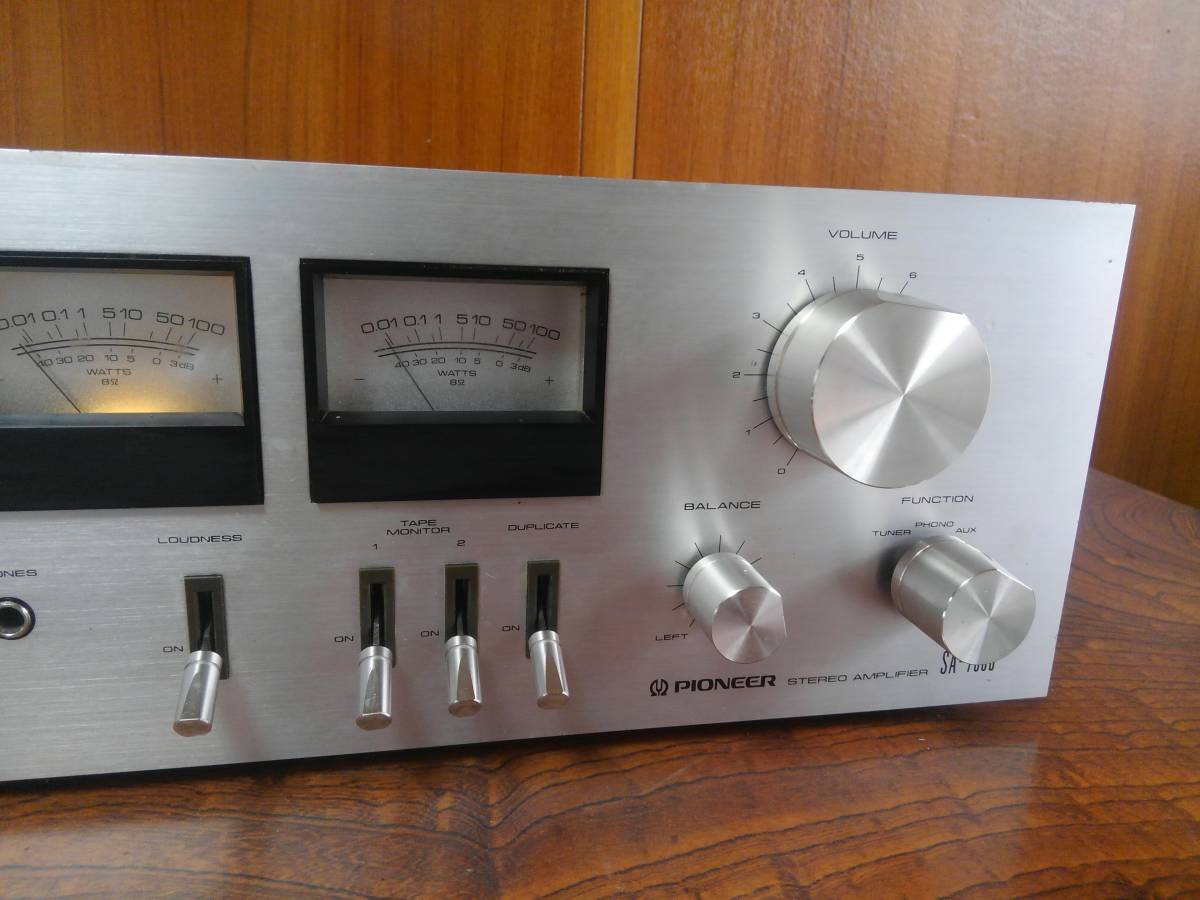 PIONEER SA-7800 ステレオアンプ パイオニア 通電確認のみ ジャンク