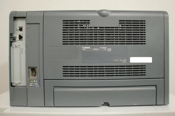トナーあり★清掃整備済■Canon/LBP-3410/両面モノクロレーザープリンタ/124340枚★