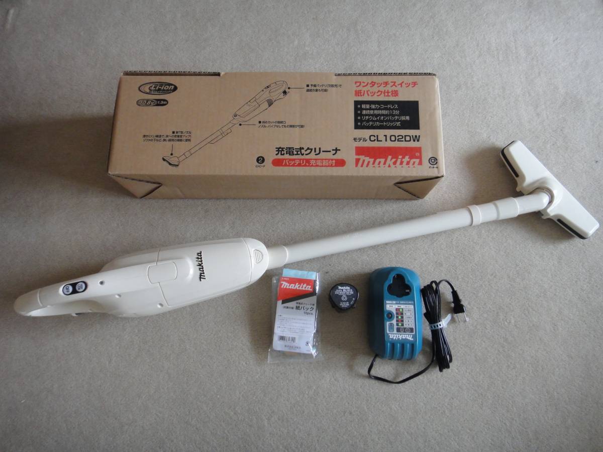 大掃除に!◆マキタ【makita】コードレス掃除機/充電式クリーナー◆CL102DW　10.8V 本体付属バッテリー1個搭載